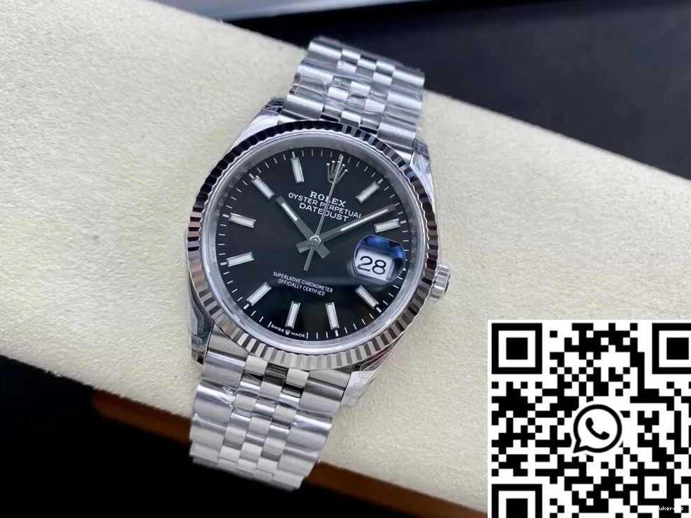 Stainless VS 36MM Steel Factory Rolex M126234-0015 Datejust 687 Vibrant 0707